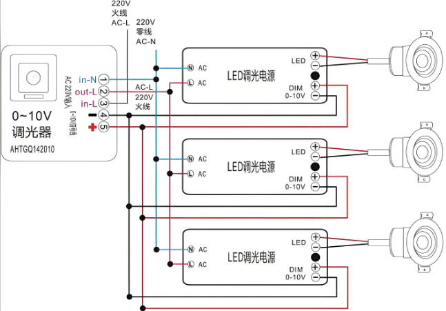 调光led{灯接线?png