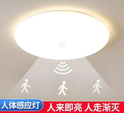 U外感应led吔R灯原?png